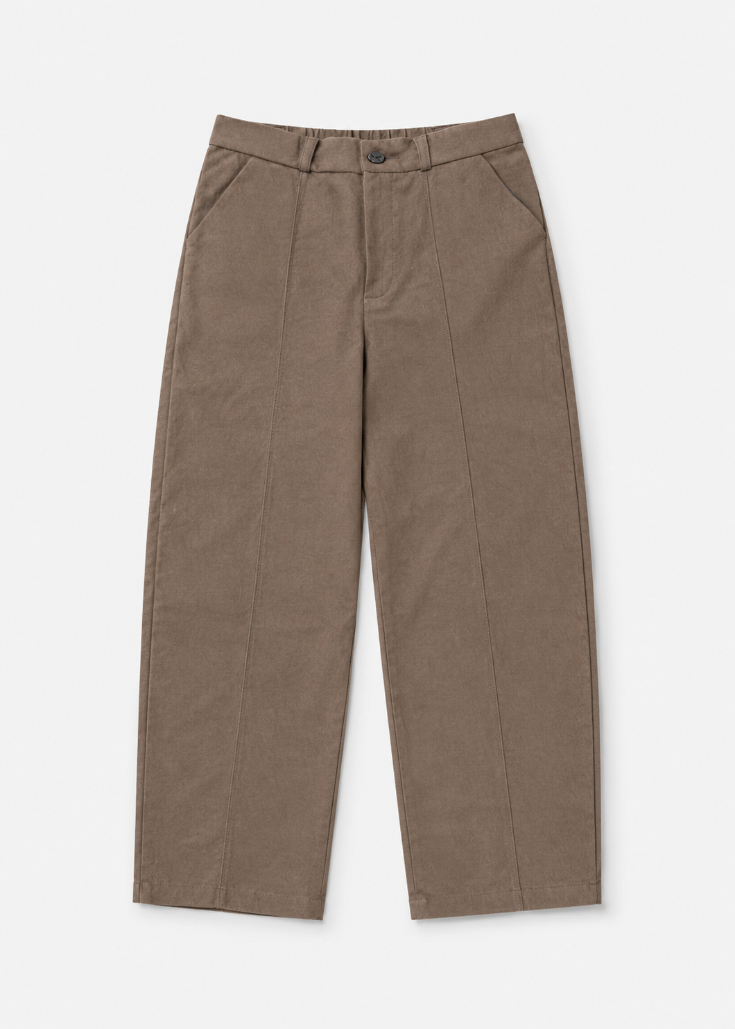 ABBY BROWN CURVE LEGS PETITE WOMEN TROUSERS