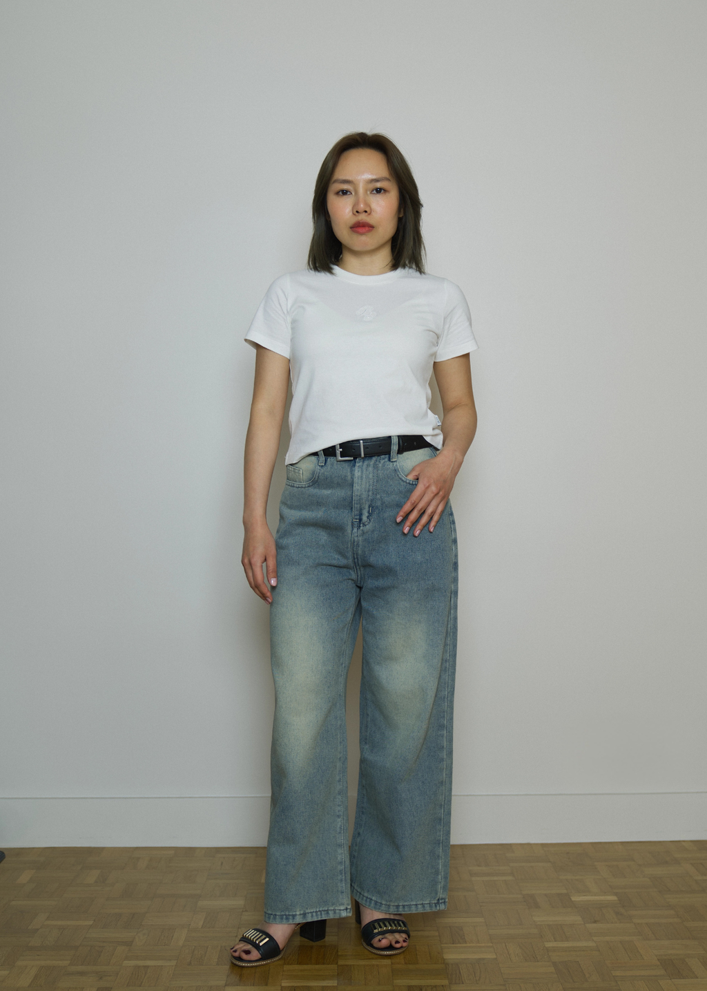 ARLETTE RELAXED HIGH-WAIST WIDE LEGS PETITE JEANS