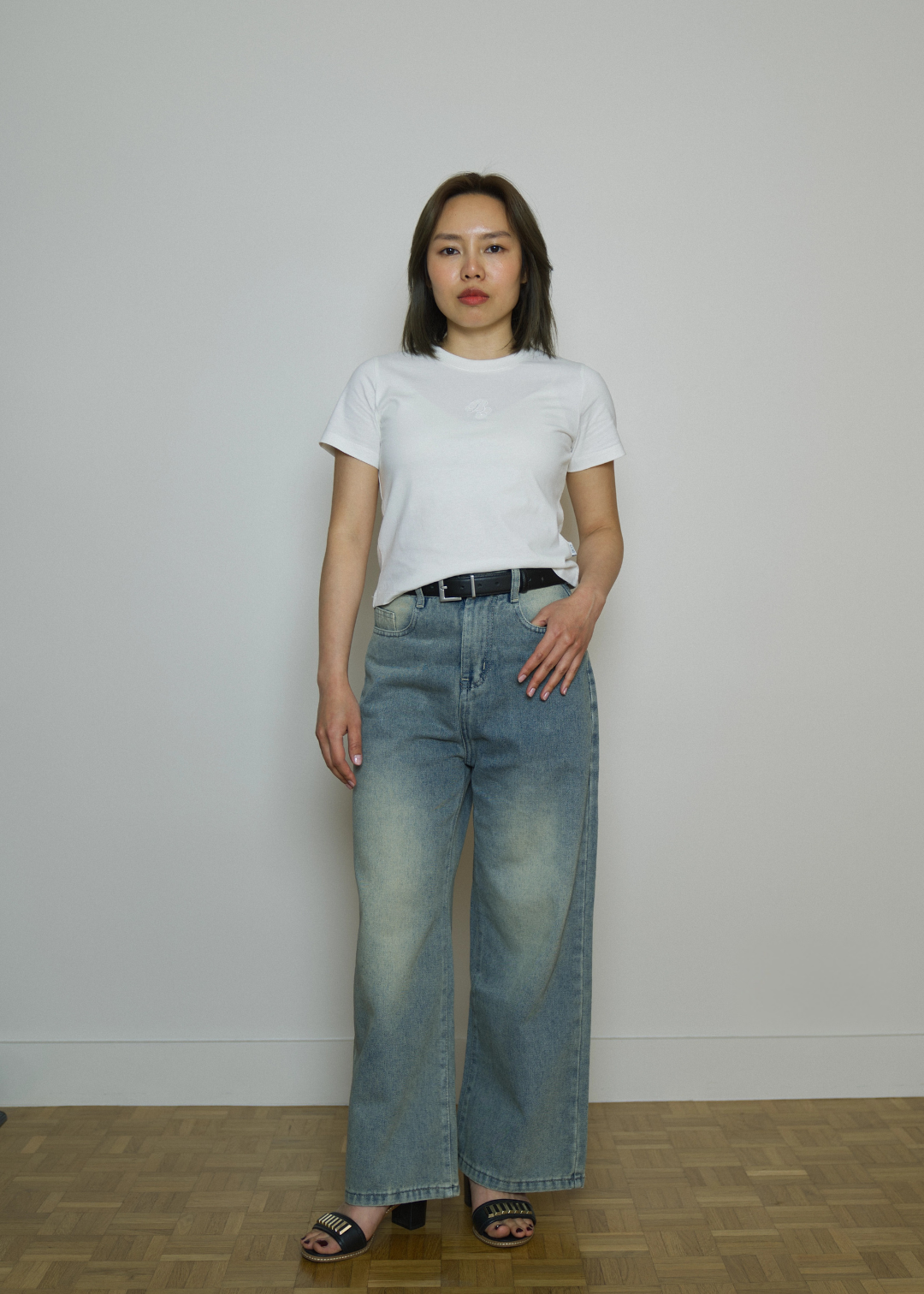 ARLETTE RELAXED HIGH-WAIST WIDE LEGS PETITE JEANS
