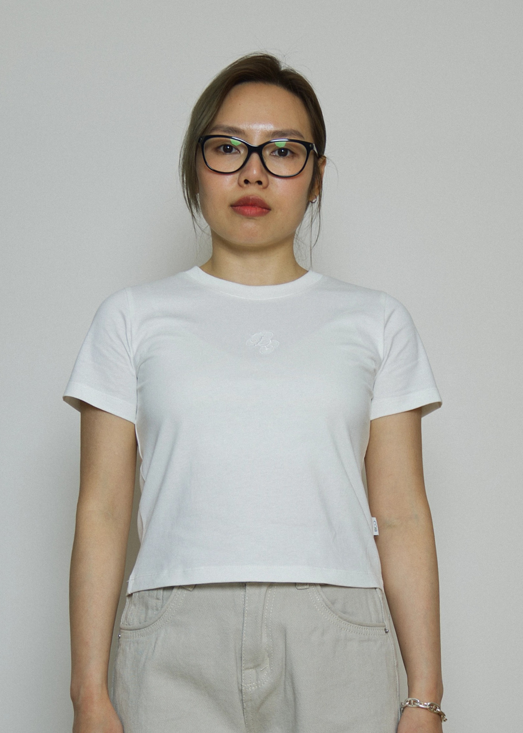 LANA BABYTEE WHITE COTTON SHIRT