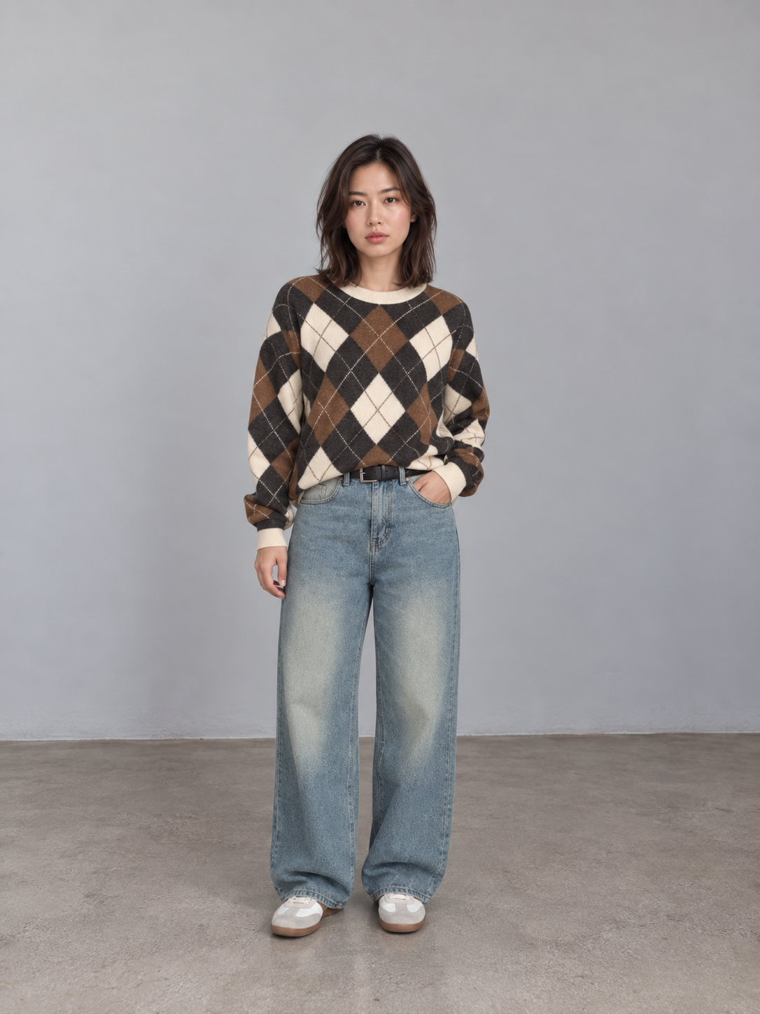 ARLETTE RELAXED HIGH-WAIST WIDE LEGS PETITE JEANS