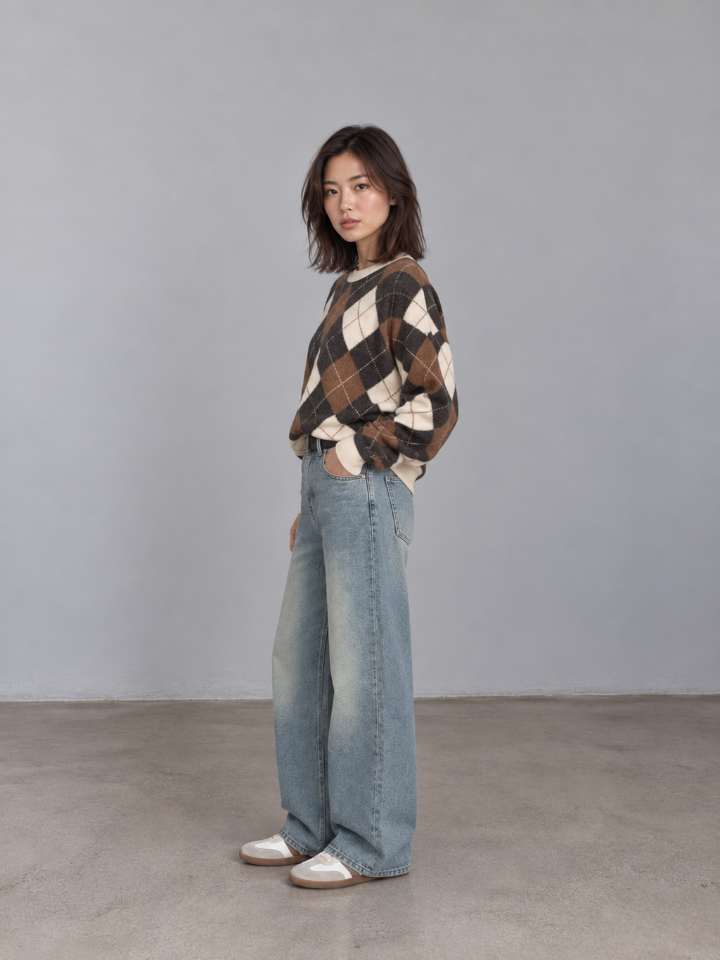 ARLETTE RELAXED HIGH-WAIST WIDE LEGS PETITE JEANS