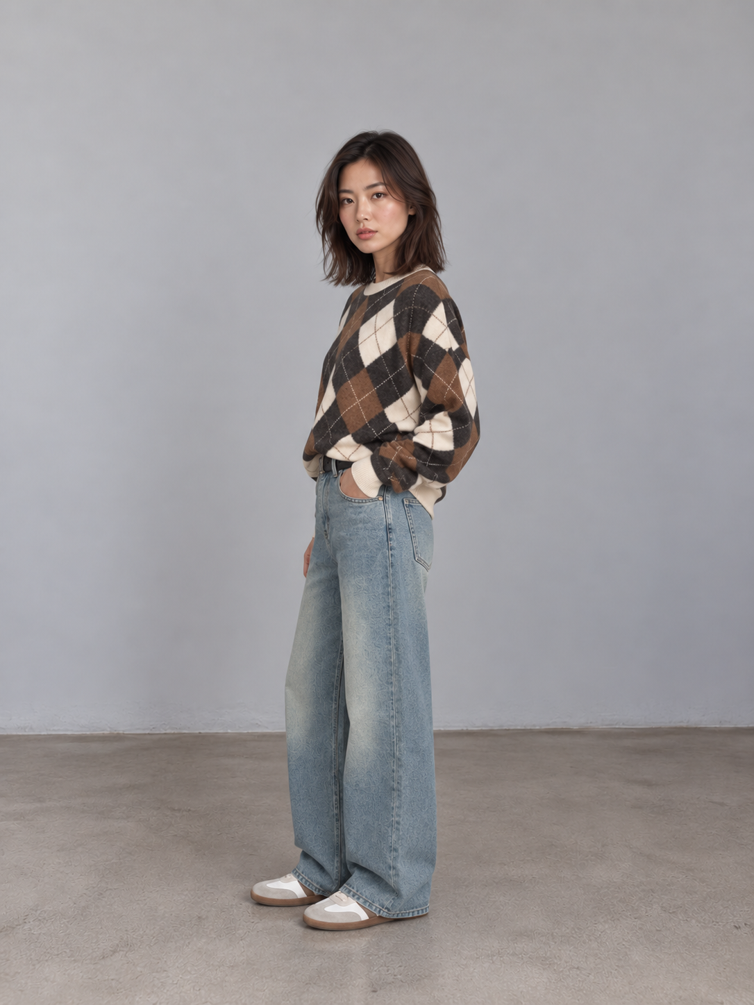 ARLETTE RELAXED HIGH-WAIST WIDE LEGS PETITE JEANS