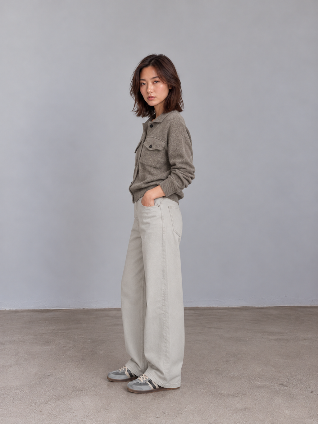RINA GREY HIGH-WAIST WIDE LEGS PETITE JEANS
