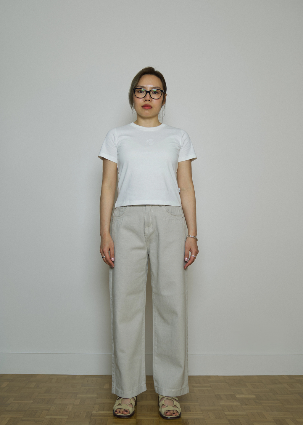 RINA GREY HIGH-WAIST WIDE LEGS PETITE JEANS