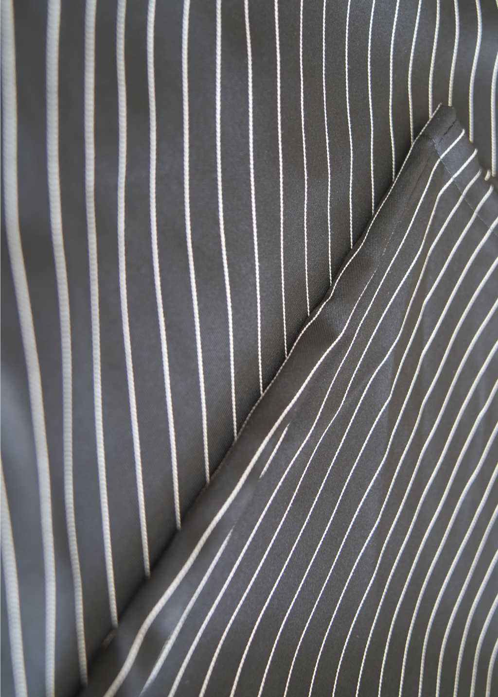 CAMILLE BLACK STRIPED FLOW PETITE TROUSERS