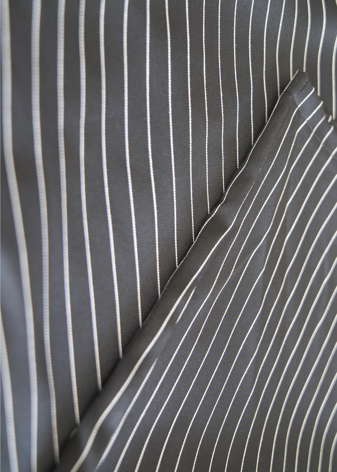 CAMILLE BLACK STRIPED FLOW PETITE TROUSERS