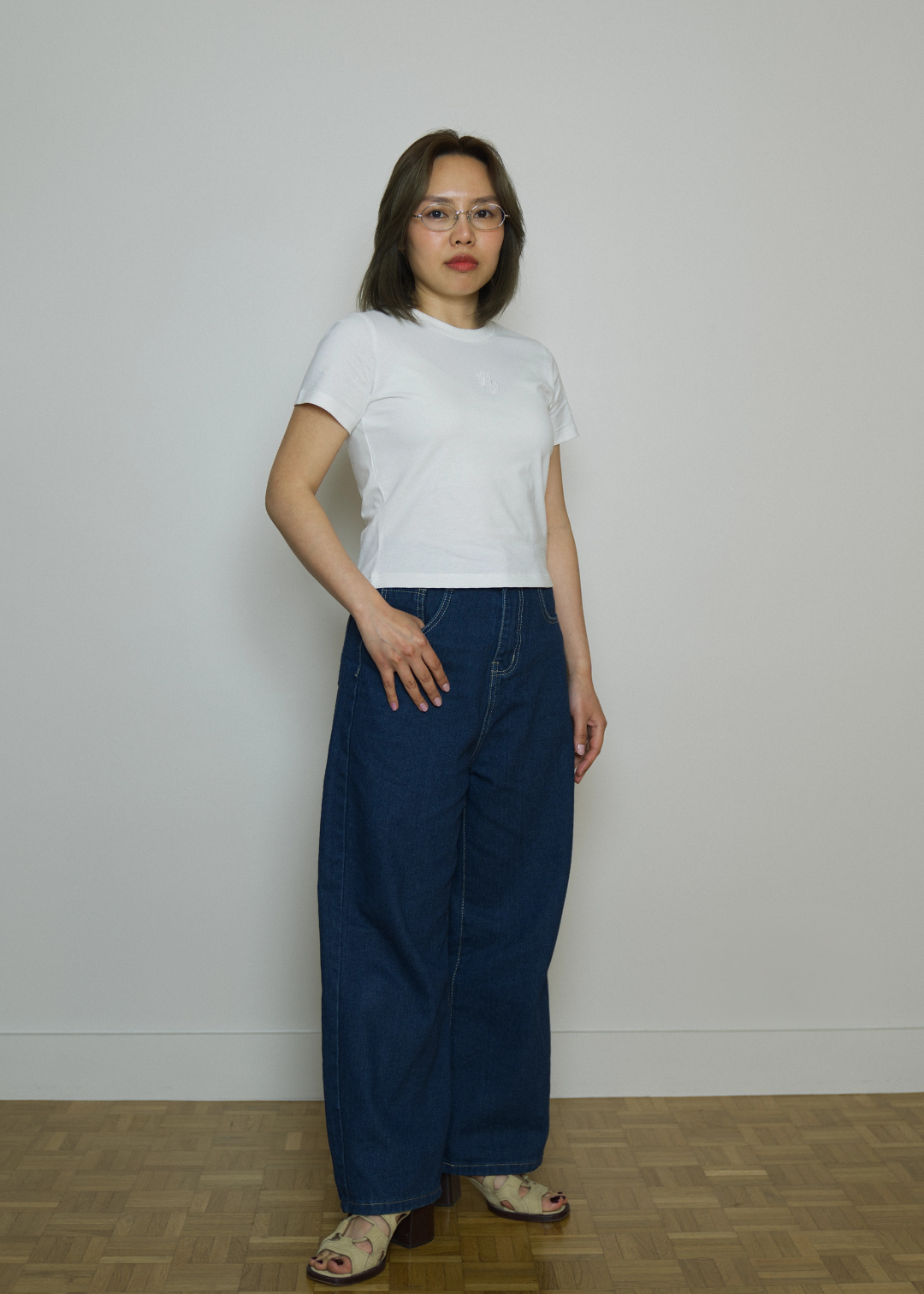 LANA BABYTEE WHITE COTTON SHIRT